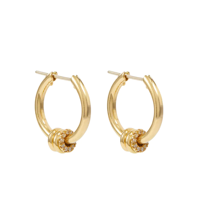 Spinelli Kilcollin Ara Mx Gris Earrings With Diamonds In Yg-yellow Gold