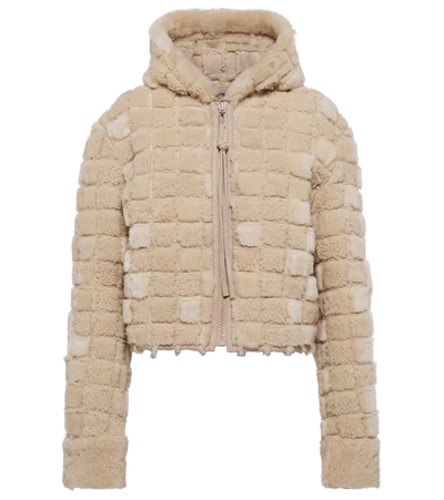 Acne Studios Reversible Shearling And Suede Jacket In Beige | ModeSens