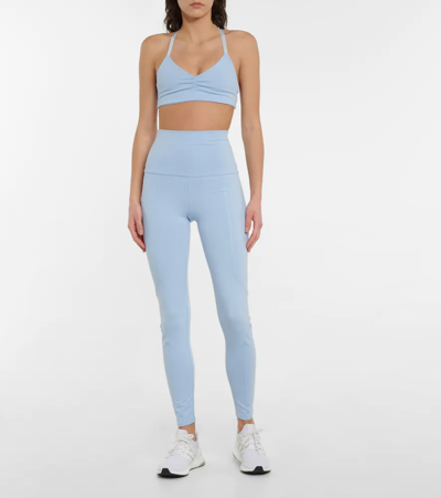 Live The Process Saturn Sports Bra In Celestine Blue