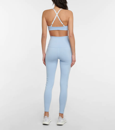 Live The Process Geometric Leggings In Celestine Blue