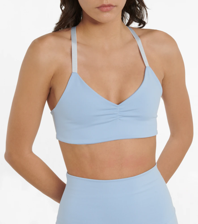 Live The Process Saturn Sports Bra In Celestine Blue