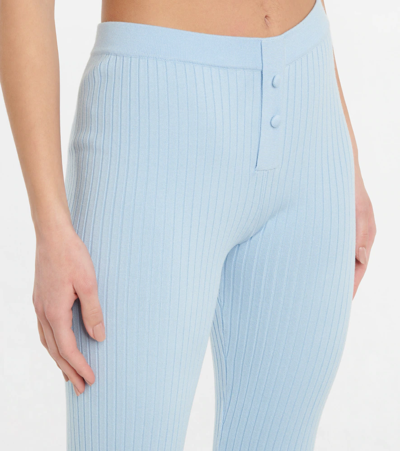 Shop Live The Process Core Flared Pants In Celestine Blue