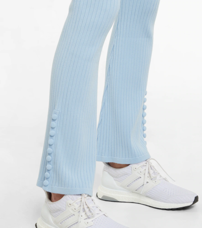 Shop Live The Process Core Flared Pants In Celestine Blue