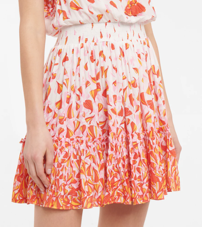 Poupette St Barth Triny Printed Minidress In Pink Petale