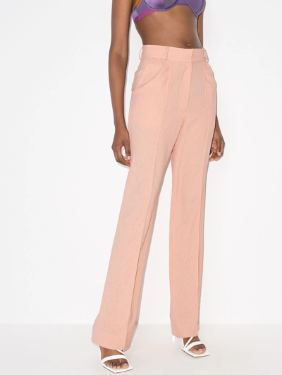 Shop Materiel Twill Tailored Trousers In Neutrals