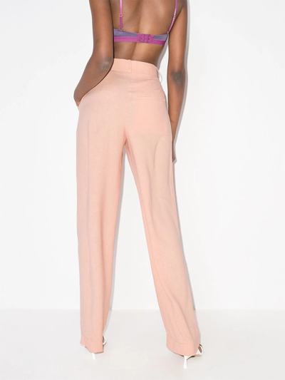 Shop Materiel Twill Tailored Trousers In Neutrals