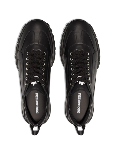 Shop Dsquared2 Icon Low-top Sneakers In Black