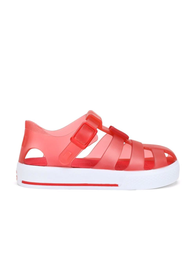 Dolce & Gabbana Red Sandals With Cage Tip In Red