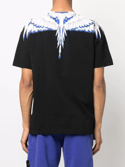 Shop Marcelo Burlon County Of Milan Icon-wings Motif T-shirt In Black
