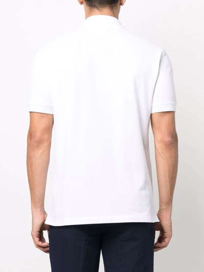 Shop Brunello Cucinelli Short-sleeve Polo Shirt In White