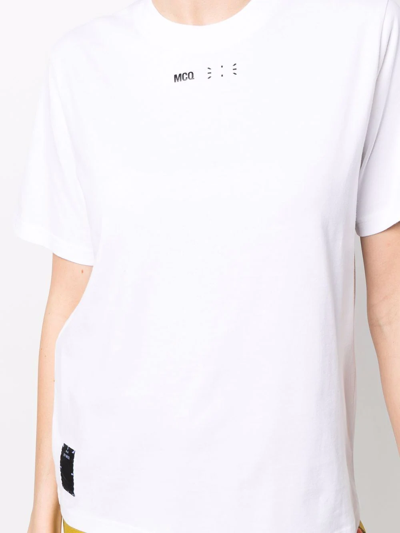 Shop Mcq By Alexander Mcqueen Logo-print Cotton T-shirt In White