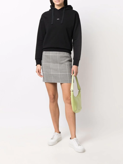 Apc A.p.c. Black Cotton Christaina Sweatshirt In Black