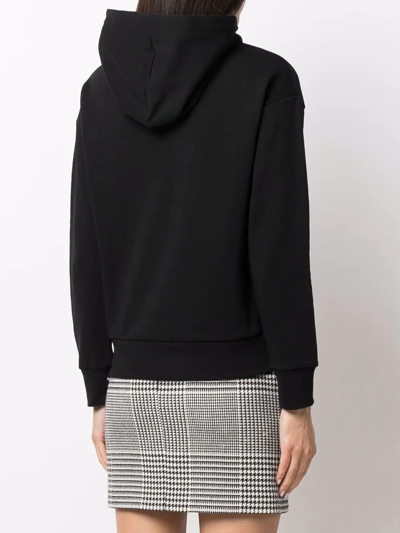 Shop Apc Christaina Drawstring Hoodie In Black