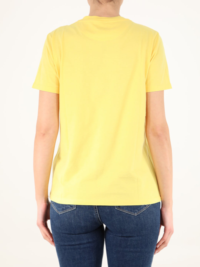 Shop Etro Yellow T-shirt With Logo
