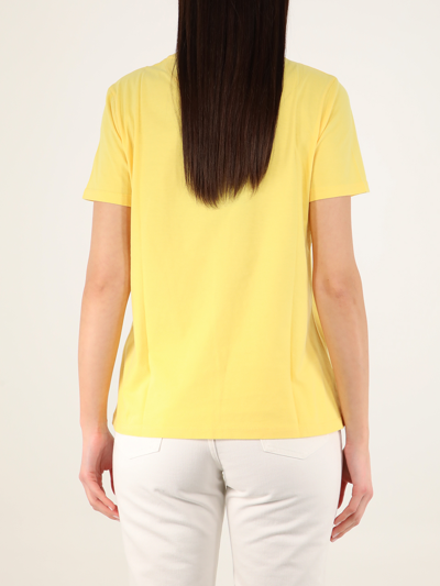 Shop Etro Yellow T-shirt With Logo