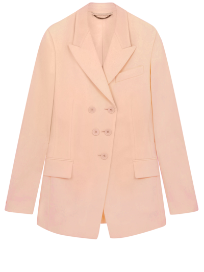 Shop Stella Mccartney Double-breasted Pink Jacket