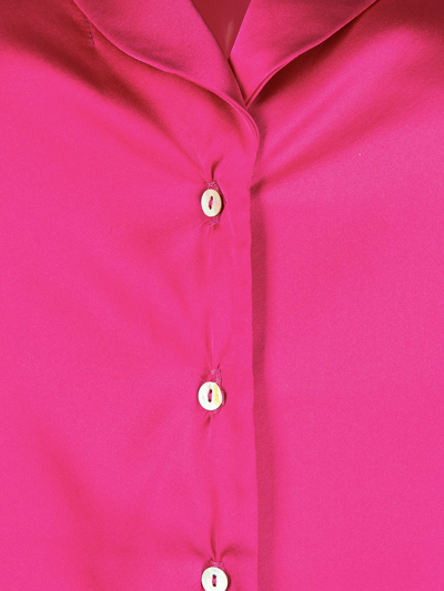 Gilda & Pearl Kitty Silk Pyjama Set In Pink