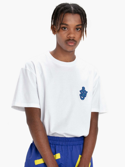 Shop Jw Anderson Cotton T-shirt In White