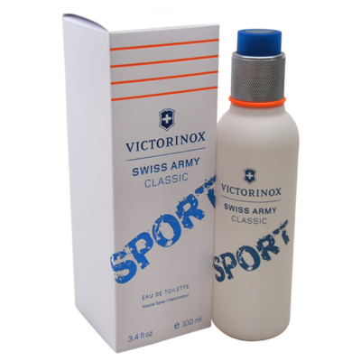 Shop Victorinox Swiss Army Classic Sport Mens Cosmetics 7640131398619 In Green / Lavender / White