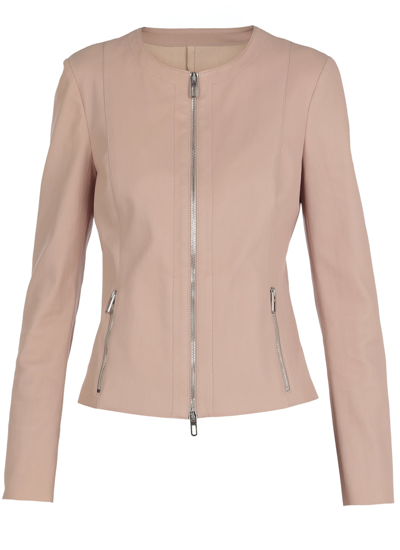 Shop Drome Jackets Pink In Pink Powder