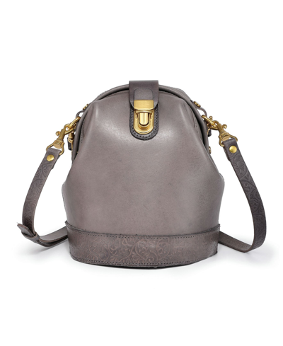 Shop Old Trend Women's Genuine Leather Doctor Bucket Crossbody Convertible Bag In Gray