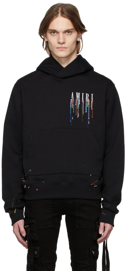 AMIRI Embroidered Paint Drip Core Logo Hoodie