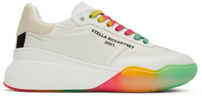 Shop Stella Mccartney Multicolor Runner Loop Sneakers In 9011 White Multi
