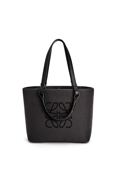 Shop Loewe Anagram Tote Small Bag In Black