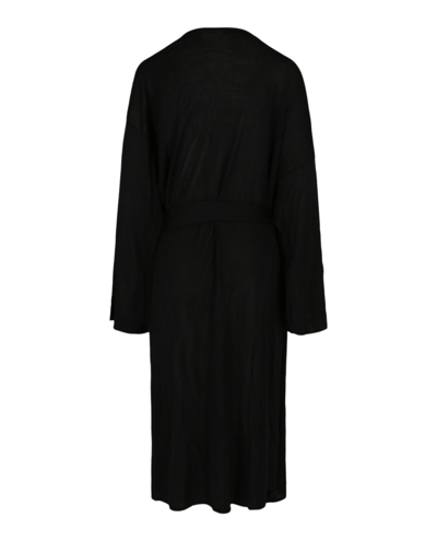 Shop Alanui Feather Silk Long Jacket In Black