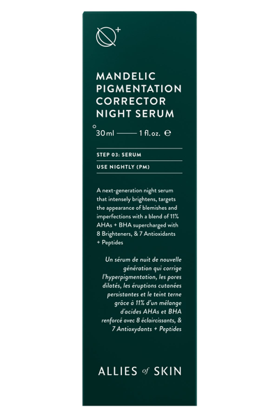 Shop Allies Of Skin Mandelic Pigmentation Corrector Night Serum