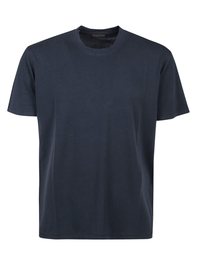Shop Tom Ford T-shirt In Navy