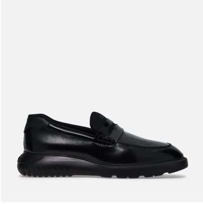 Shop Hogan Loafers H600 Black