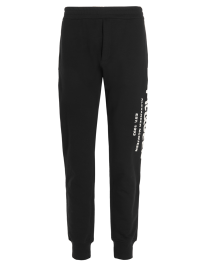 Shop Alexander Mcqueen Sweatpants In Black