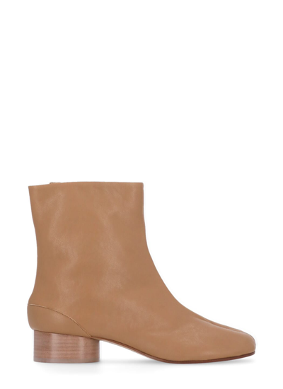 Shop Maison Margiela Tabi Boot In Nude