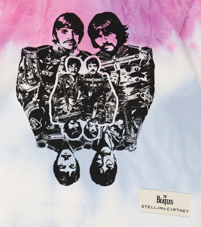 Shop Stella Mccartney X The Beatles Tie-dye Hoodie In Multicolor