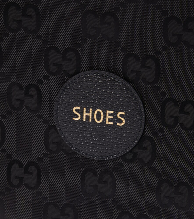 Shop Gucci Off The Grid Shoe Case In Black/black/black