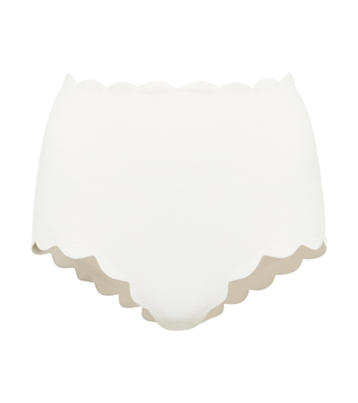 Marysia Palm Springs High-waist Swim Bikini Bottom In Coconut