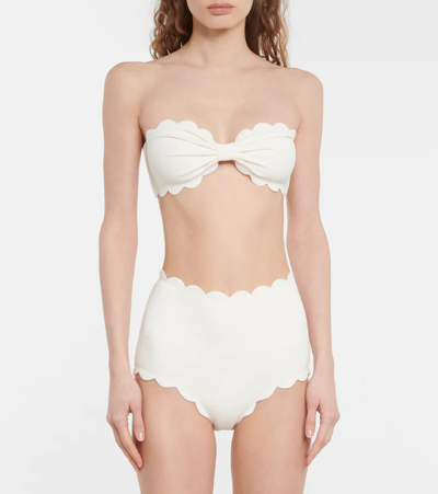 Marysia Palm Springs High-waist Swim Bikini Bottom In Coconut