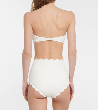 Marysia Palm Springs High-waist Swim Bikini Bottom In Coconut