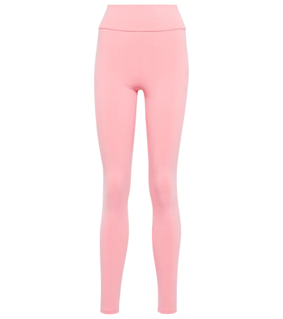 Shop Live The Process Tuxedo High-rise Leggings In Thai Guava