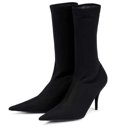 Balenciaga Black Knife 80 Sock Boots | ModeSens