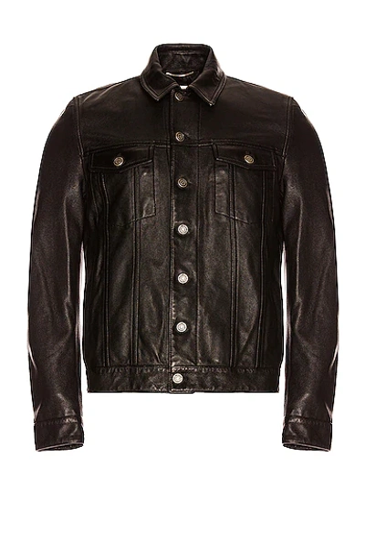 Shop Saint Laurent Classic Jacket In Black