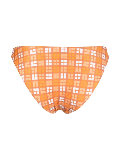 Faithfull The Brand Ophelle Bikini Bottoms In Orange