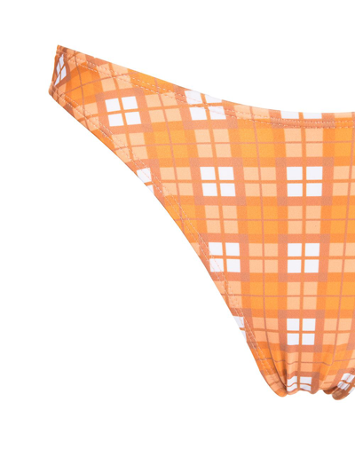 Faithfull The Brand Ophelle Bikini Bottoms In Orange
