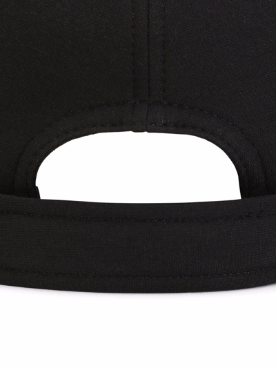 Shop Dolce & Gabbana Logo-print Baseball Caps In Schwarz