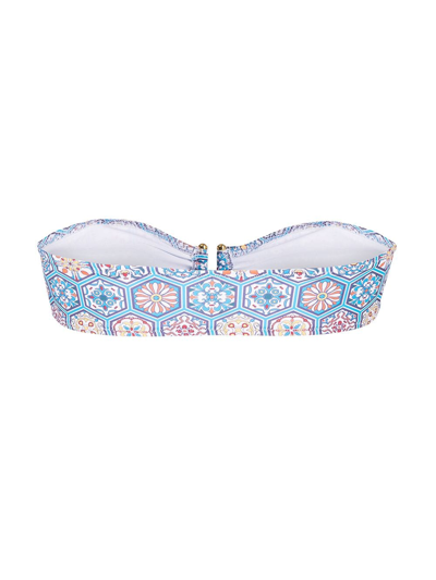 Solid & Striped The Tati Bandeau Bikini Top In Blau