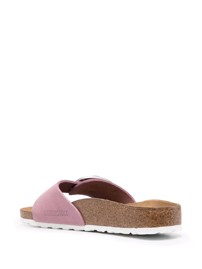 Shop Birkenstock Madrid Big-buckle Sandal In Violett