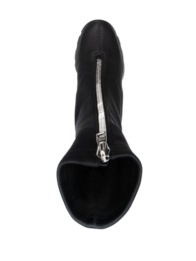 Alexander Mcqueen Slim Tread Boots In Schwarz