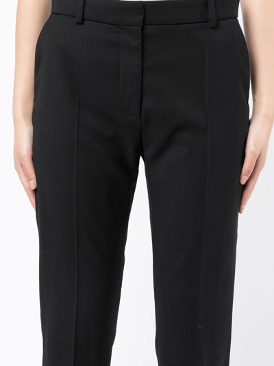 Shop Joseph Cropped Tailored Trousers In Schwarz