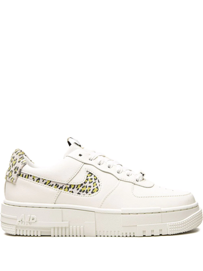 Shop Nike Air Force 1 Pixel "leopard" Sneakers In White